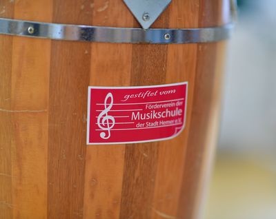 Instrumente gestiftet vom Förderverein der Musikschule