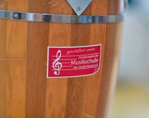 Instrumente gestiftet vom Förderverein der Musikschule